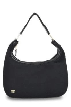 Gucci Black Original GG Canvas Pop Hobo Large