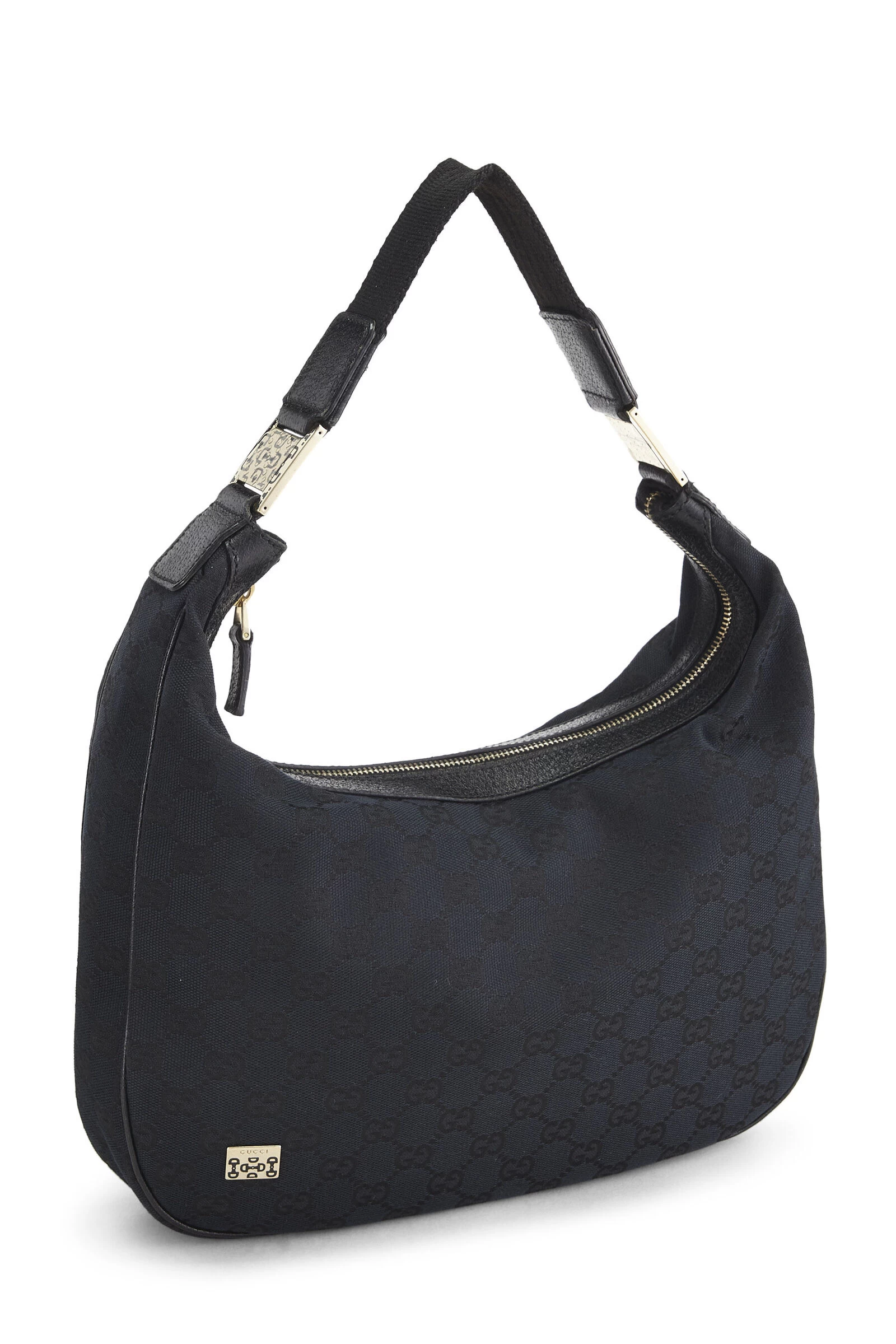 Gucci Black Original GG Canvas Pop Hobo Large 2 Gucci Black Original GG Canvas Pop Hobo Large - Image 2