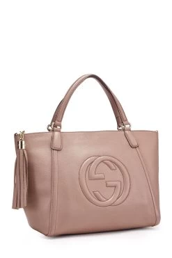Gucci Pink Grained Leather Soho Top Handle Bag 9 Gucci Pink Grained Leather Soho Top Handle Bag -Fashion clothing QFB1F5LTIB003 2