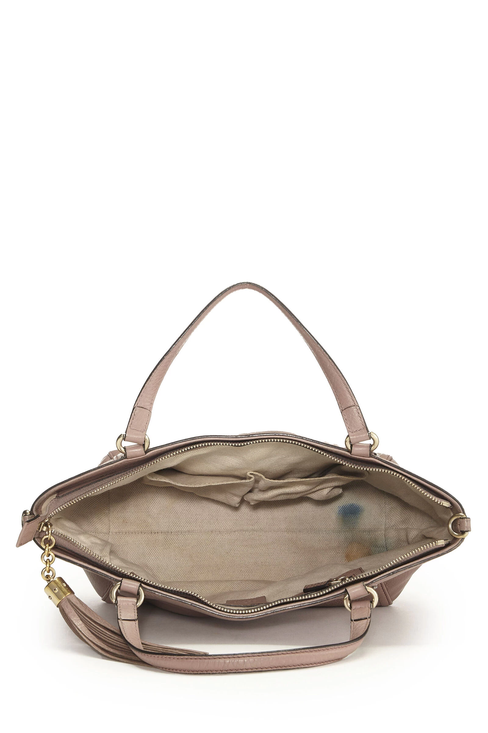 Gucci Pink Grained Leather Soho Top Handle Bag 7 Gucci Pink Grained Leather Soho Top Handle Bag - Image 7