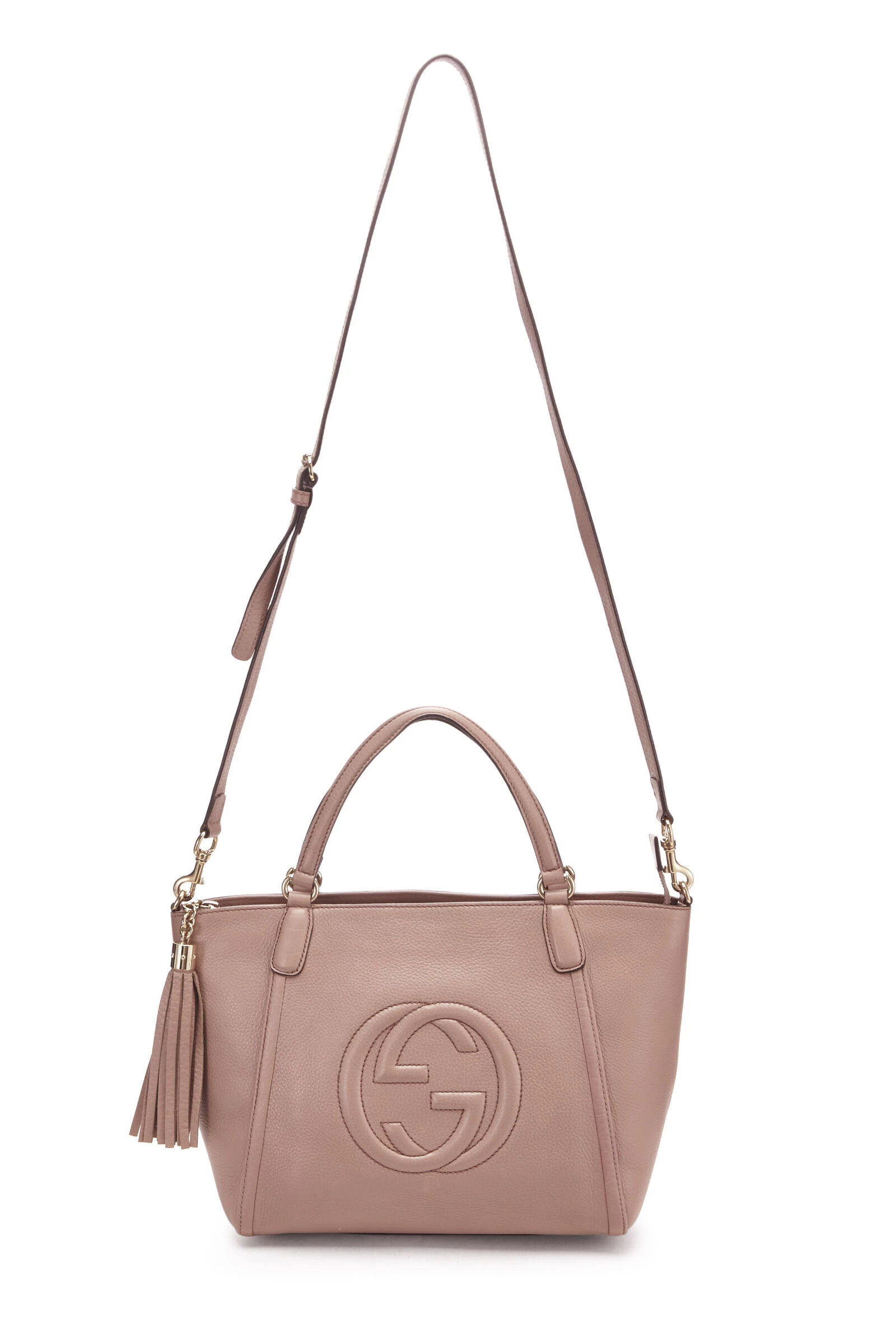 Gucci Pink Grained Leather Soho Top Handle Bag 2 Gucci Pink Grained Leather Soho Top Handle Bag - Image 2