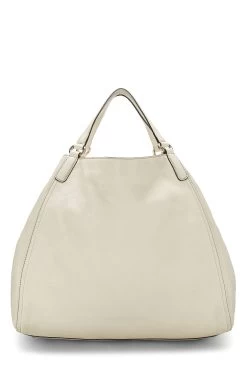 Gucci White Leather Soho Top Handle Hobo Large -Fashion clothing QFB1F61LW5001 4