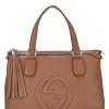 Gucci Brown Grained Leather Soho Top Handle Tote