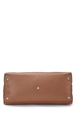 Gucci Brown Grained Leather Soho Top Handle Tote -Fashion clothing QFB1F71L0B006 5