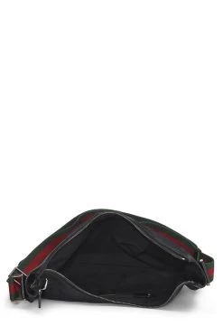 Gucci Black Original GG Canvas Web Round Messenger XL -Fashion clothing QFB1GY0EKK004 6