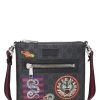 Gucci Black GG Supreme Coated Canvas Night Courrier Zip Flat Messenger