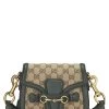 Gucci Green Original GG Canvas Lady Web Shoulder Bag