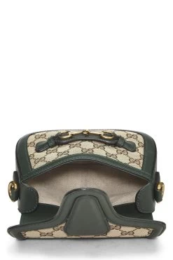 Gucci Green Original GG Canvas Lady Web Shoulder Bag -Fashion clothing QFB1I10EGB000 6