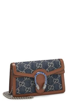 Gucci Blue GG Denim Dionysus Shoulder Bag Mini -Fashion clothing QFB1I20WB9004 2