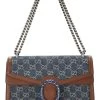 Gucci Blue Denim Dionysus Shoulder Bag Small