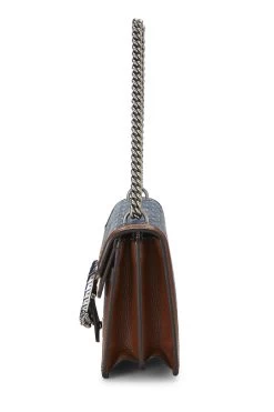 Gucci Blue Denim Dionysus Shoulder Bag Small -Fashion clothing QFB1I20WBH000 3