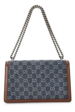 Gucci Blue Denim Dionysus Shoulder Bag Small -Fashion clothing QFB1I20WBH000 4