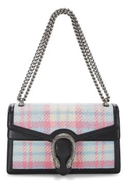Gucci Multicolor Tweed Dionysus Shoulder Bag Small