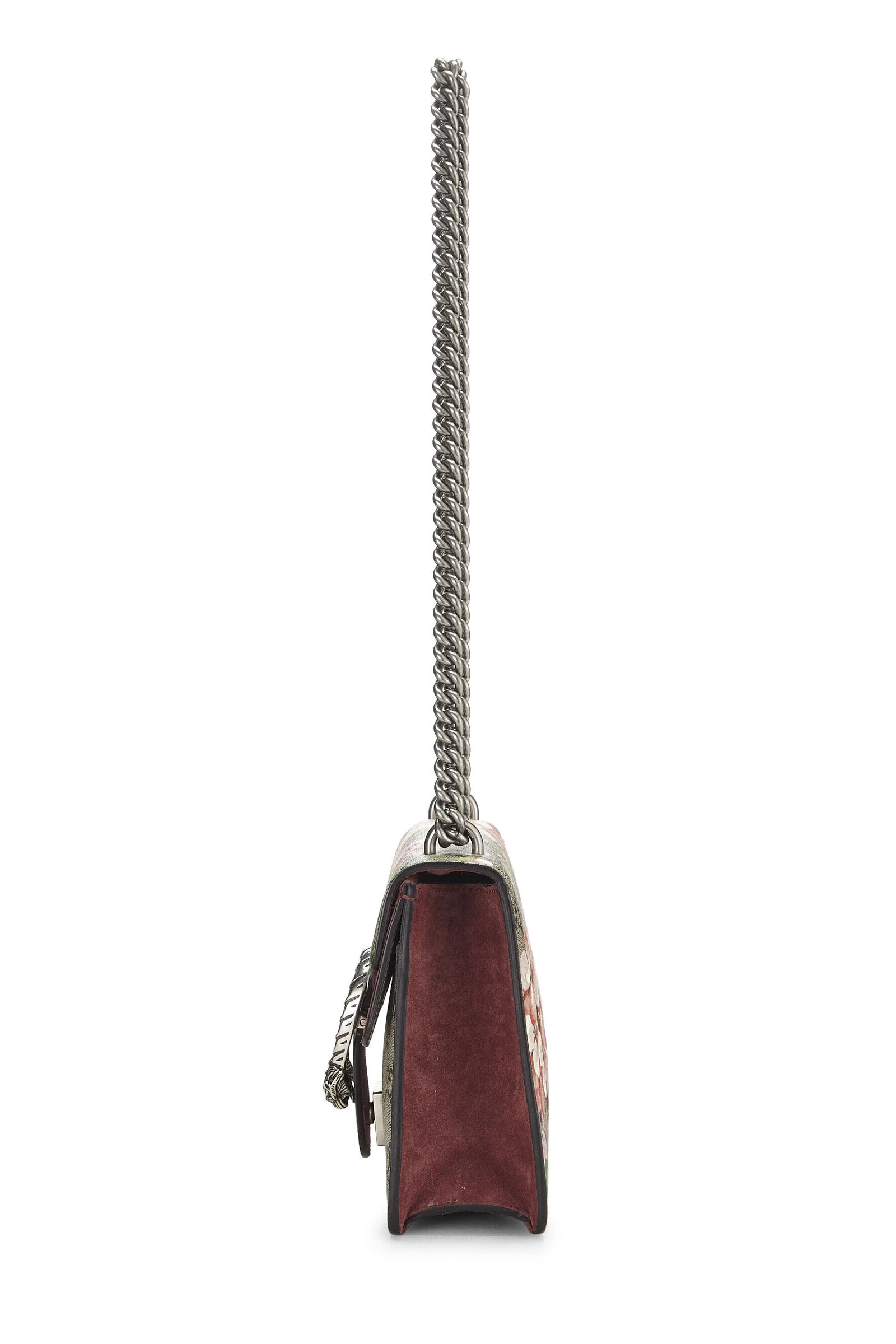 Gucci Pink GG Blooms Canvas Dionysus Shoulder Bag Mini 3 Gucci Pink GG Blooms Canvas Dionysus Shoulder Bag Mini - Image 3