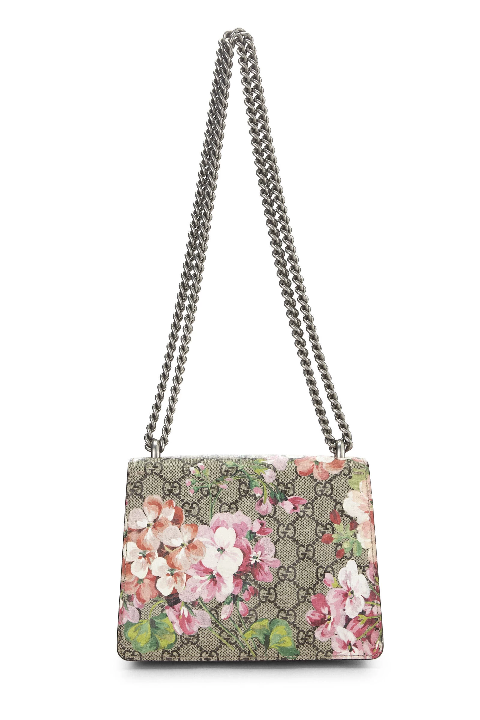 Gucci Pink GG Blooms Canvas Dionysus Shoulder Bag Mini 4 Gucci Pink GG Blooms Canvas Dionysus Shoulder Bag Mini - Image 4