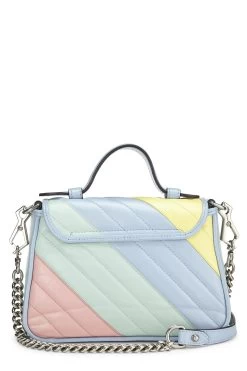 Gucci Multicolor Leather Marmont Top Handle Flap Bag Mini -Fashion clothing QFB1I5LTM9003 5