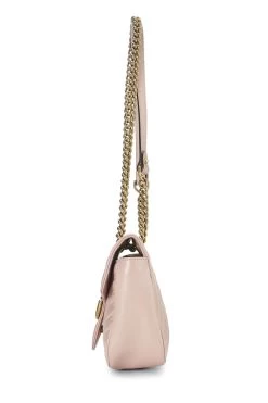 Gucci Pink Leather GG Marmont Shoulder Bag Small 8 Gucci Pink Leather GG Marmont Shoulder Bag Small -Fashion clothing QFB1I61LPH016 3
