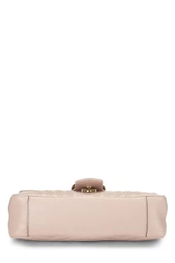 Gucci Pink Leather GG Marmont Shoulder Bag Small 10 Gucci Pink Leather GG Marmont Shoulder Bag Small -Fashion clothing QFB1I61LPH016 5