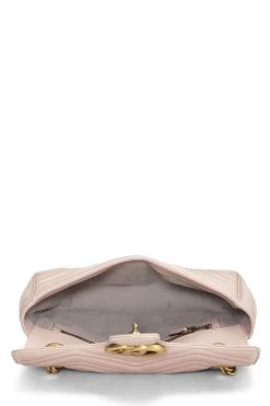 Gucci Pink Leather GG Marmont Shoulder Bag Small 11 Gucci Pink Leather GG Marmont Shoulder Bag Small -Fashion clothing QFB1I61LPH016 6
