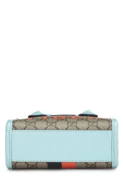 Gucci Turquoise Original GG Supreme Canvas Tiger Tote Mini -Fashion clothing QFB1RO0LN9001 5