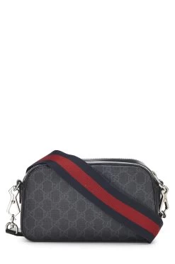Gucci Black Coated Canvas Web Crossbody -Fashion clothing QFB1TB0LKB001 4