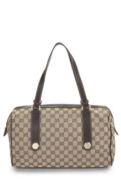 Gucci Original GG Canvas Charmy Boston Handbag