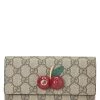 Gucci Original GG Supreme Canvas Cherry Convertible Clutch Mini