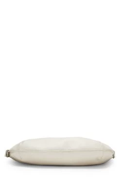 Gucci White Leather Logo Print Half Moon Hobo -Fashion clothing QFB21R1LWB002 5