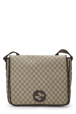 Gucci Original GG Supreme Canvas Messenger Large