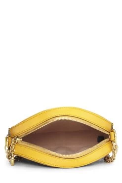 Gucci Yellow Flora GG Supreme Canvas Ophidia Shoulder Bag -Fashion clothing QFB22O0E09003 6