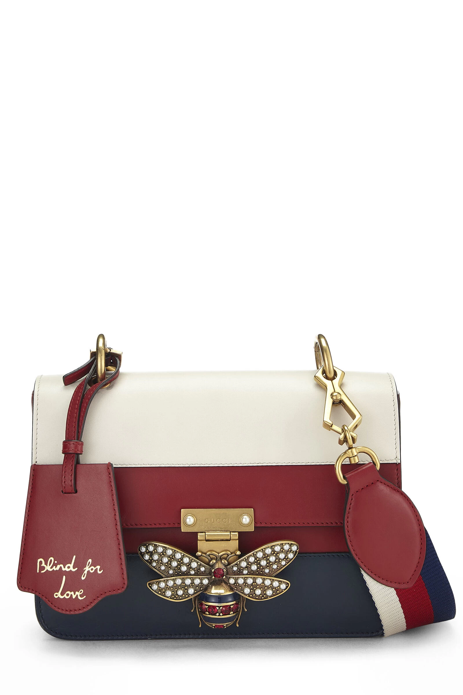 Gucci Multicolor Leather Queen Margaret Shoulder Bag Small 1 Gucci Multicolor Leather Queen Margaret Shoulder Bag Small