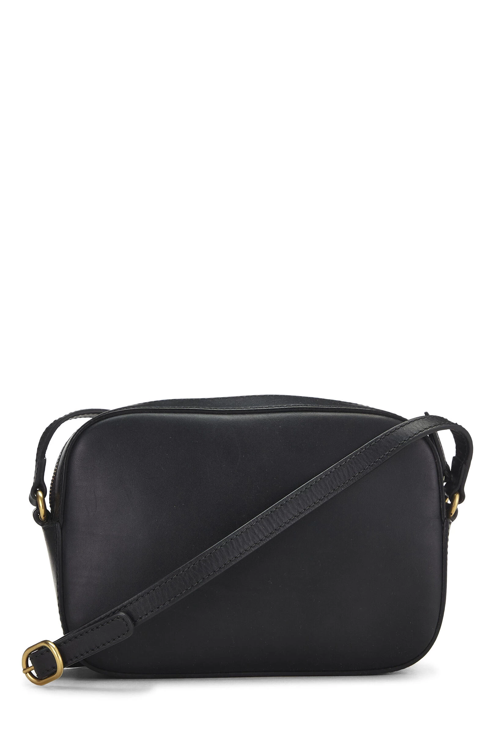 Gucci Black Leather Webby Shoulder Bag Small 4 Gucci Black Leather Webby Shoulder Bag Small - Image 4