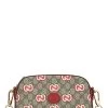Gucci Red Original GG Supreme Canvas Apple Camera Bag