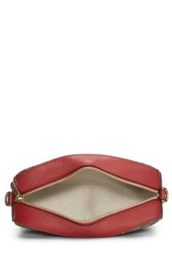 Gucci Red Original GG Supreme Canvas Apple Camera Bag -Fashion clothing QFB4460LRB002 6