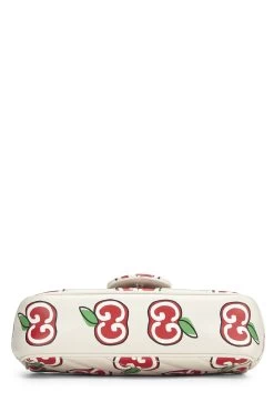 Gucci White & Multicolor Leather Valentine's Day Marmont Super Mini -Fashion clothing QFB44G1LWH001 5