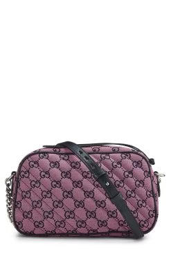 Gucci Pink Embroidered GG Canvas Marmont Crossbody Small 9 Gucci Pink Embroidered GG Canvas Marmont Crossbody Small -Fashion clothing QFB4UI0LMH002 4
