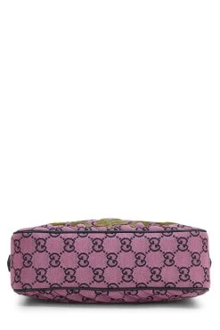 Gucci Pink Embroidered GG Canvas Marmont Crossbody Small 10 Gucci Pink Embroidered GG Canvas Marmont Crossbody Small -Fashion clothing QFB4UI0LMH002 5