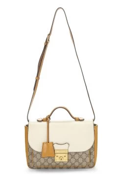 Gucci Multicolor Coated Canvas Padlock Flap Bag Small -Fashion clothing QFB4W00LMH000 7