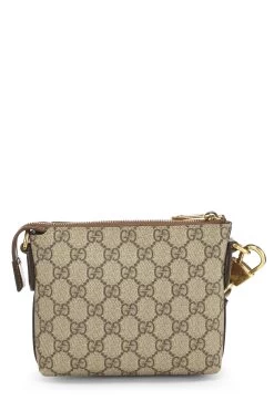 Gucci Original GG Supreme Canvas Convertible Wristlet -Fashion clothing QFB4XW0L0B000 4