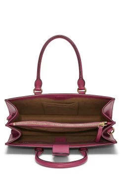Gucci Pink & Red Leather Top Handle Tote -Fashion clothing QFBANU1LMB002 6