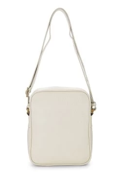 Gucci White Logo Print Leather Vertical Camera Bag Small -Fashion clothing QFBFLY1LWH005 4