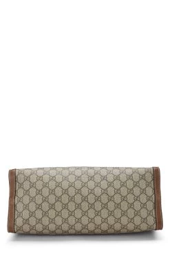 Gucci Brown GG Supreme Canvas Padlock Tote Medium 10 Gucci Brown GG Supreme Canvas Padlock Tote Medium -Fashion clothing QFBGMU0L07002 5