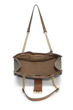 Gucci Brown GG Supreme Canvas Padlock Tote Medium 11 Gucci Brown GG Supreme Canvas Padlock Tote Medium -Fashion clothing QFBGMU0L07002 6