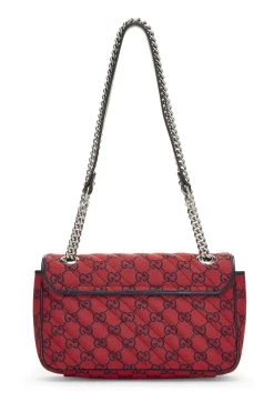 Gucci Red GG Canvas Marmont Shoulder Bag Small 9 Gucci Red GG Canvas Marmont Shoulder Bag Small -Fashion clothing QFBJWG0ERH006 4