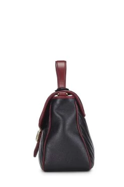 Gucci Black Leather GG Marmont Top Handle Bag 8 Gucci Black Leather GG Marmont Top Handle Bag -Fashion clothing QFBJWX0EKH061 3