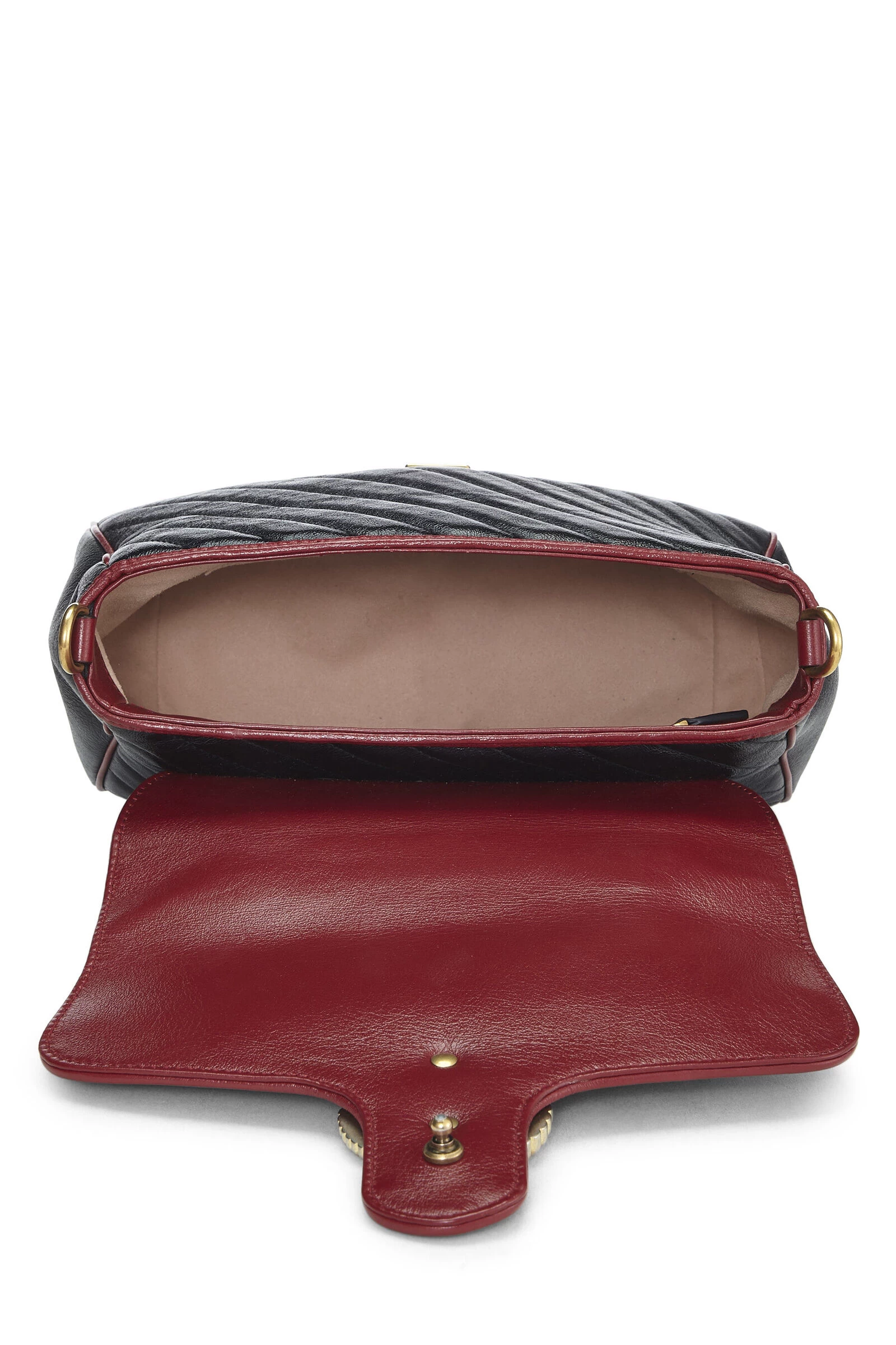 Gucci Black Leather GG Marmont Top Handle Bag 6 Gucci Black Leather GG Marmont Top Handle Bag - Image 6