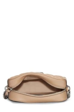Gucci Beige Leather GG Marmont Crossbody Small -Fashion clothing QFBJWX1LIH076 6