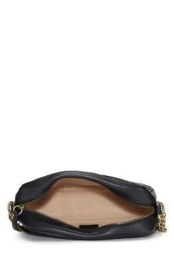 Gucci Black Leather GG Marmont Crossbody Small -Fashion clothing QFBJWX1LKH177 6