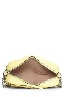 Gucci Yellow Leather GG Marmont Crossbody Small -Fashion clothing QFBJWX1LYH002 6