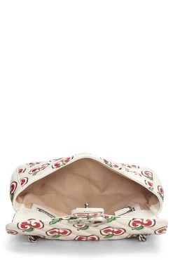 Gucci White Leather Marmont Apple Shoulder Bag Small -Fashion clothing QFBJWXLTW9002 6